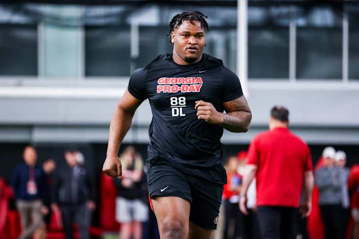 DT, Jalen Carter at Georgia Football Pro Day / CREDIT: Tony Walsh/UGAA